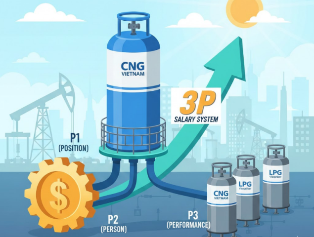CNG tăng cường năng lực cạnh tranh bằng hệ thống lương 3P