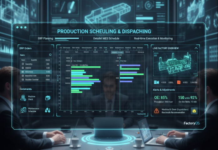 Điều độ sản xuất trong Phần mềm MES