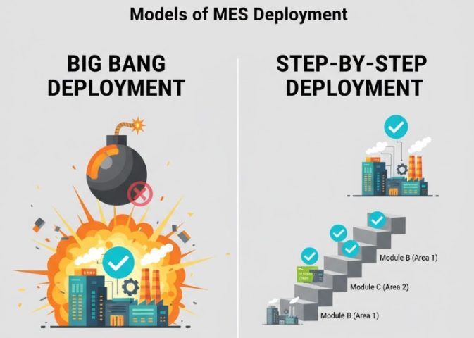 Mô hình triển khai MES