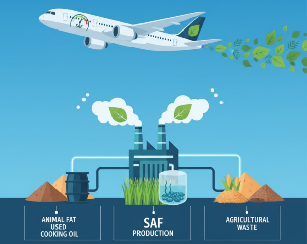 Nhiên liệu hàng không bền vững SAF