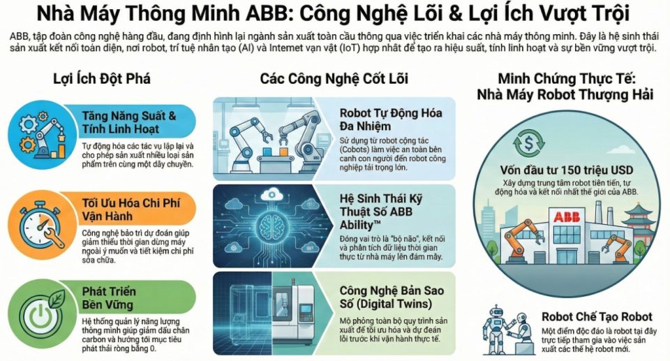 ABB triển khai nhà máy thông minh