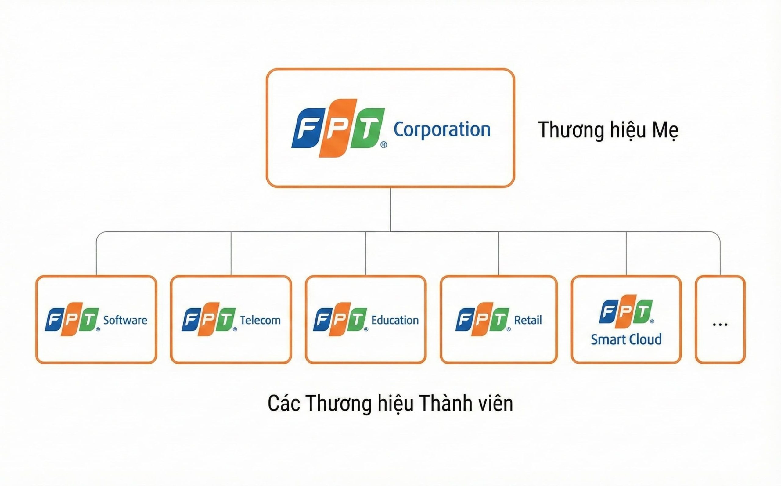Cơ cấu thương hiệu FPT