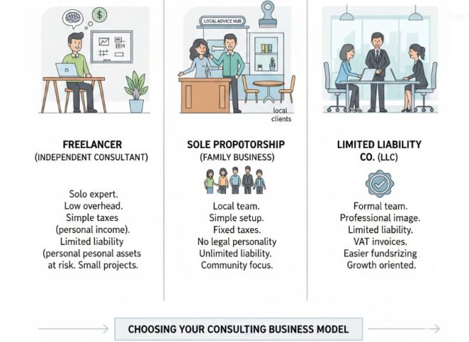 Lựa chọn hình thức doanh nghiệp cho dịch vụ hỗ trợ doanh nghiệp