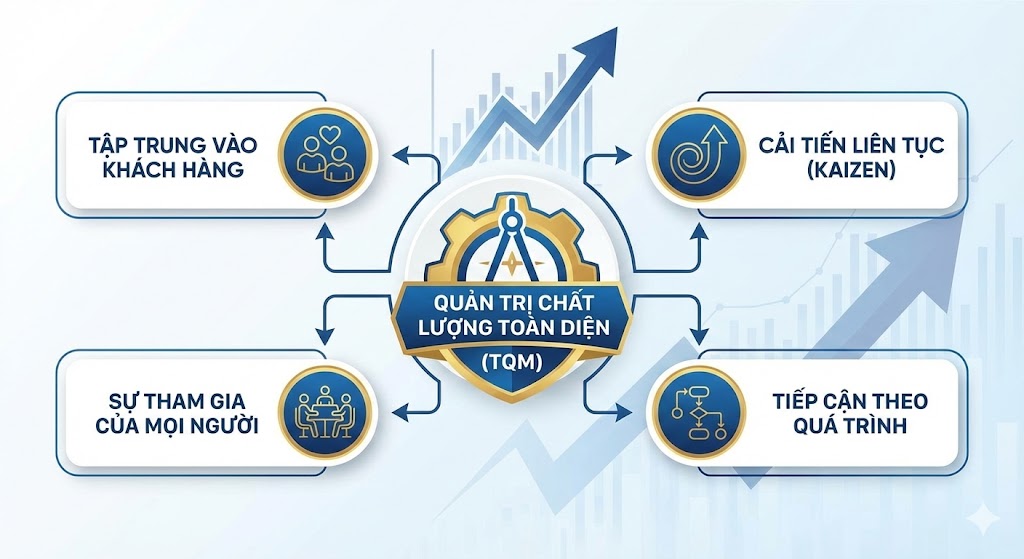 Nguyên tắc trong quản trị chất lượng toàn diện