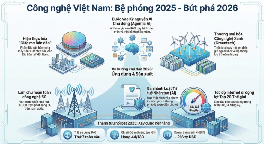 Thành tựu công nghệ Việt nam 2025
