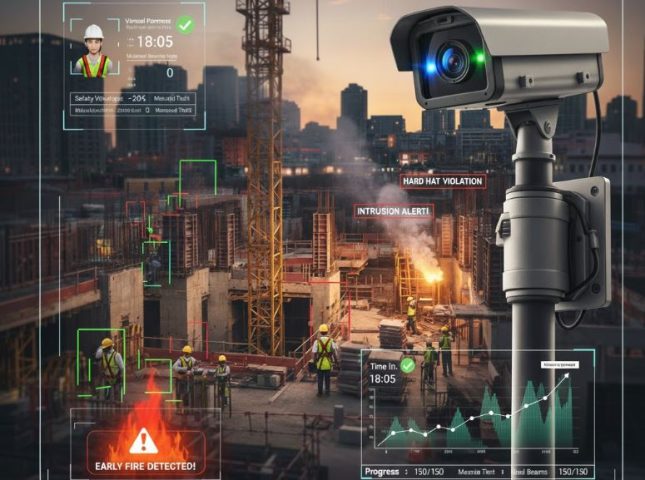 Ứng dụng Camera AI giám sát công trường