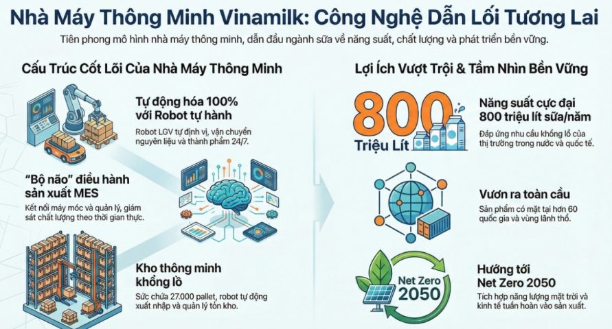 Vinamilk tiên phong Nhà máy thông minh