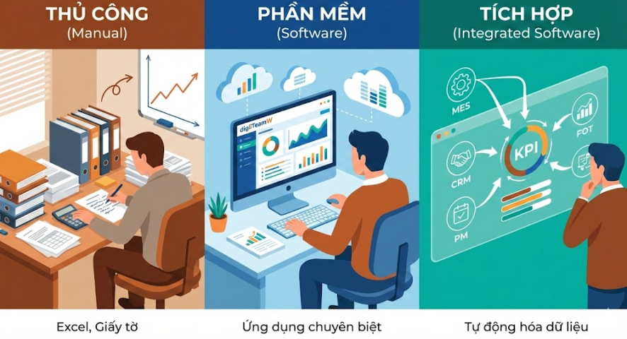 3 phương thức triển khai KPI