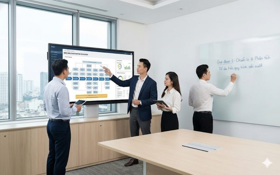 Triển khai hệ thống MES cho doanh nghiệp sản xuất