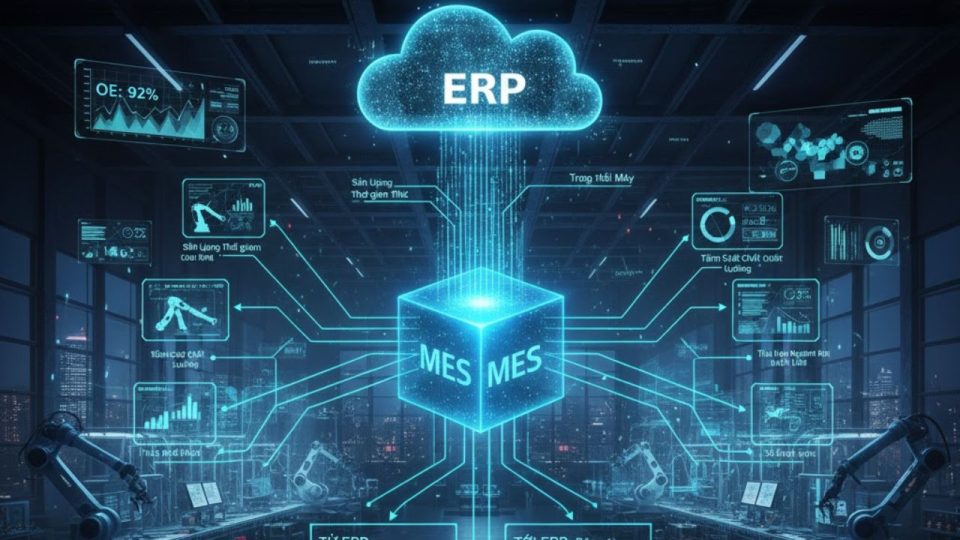 Tích hợp ERP và MES: "Chìa khóa" xóa bỏ đứt gãy dữ liệu trong sản xuất