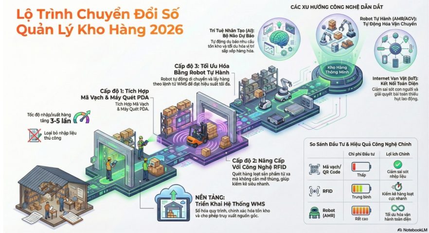 Chuyển đổi số quản lý kho