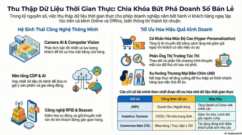Thu thập dữ liệu thời gian thực trong thương mại