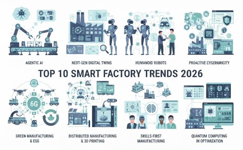 Top 10 Xu hướng Nhà máy thông minh 2026