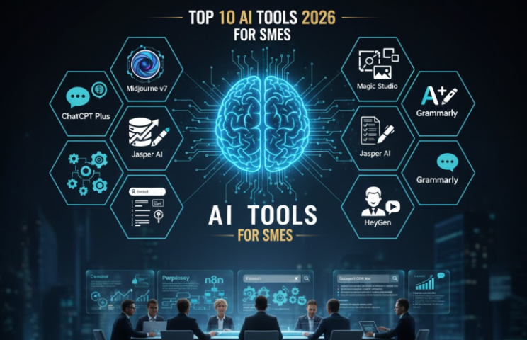 Top 10 công cụ AI cho doanh nghiệp nhỏ 2026