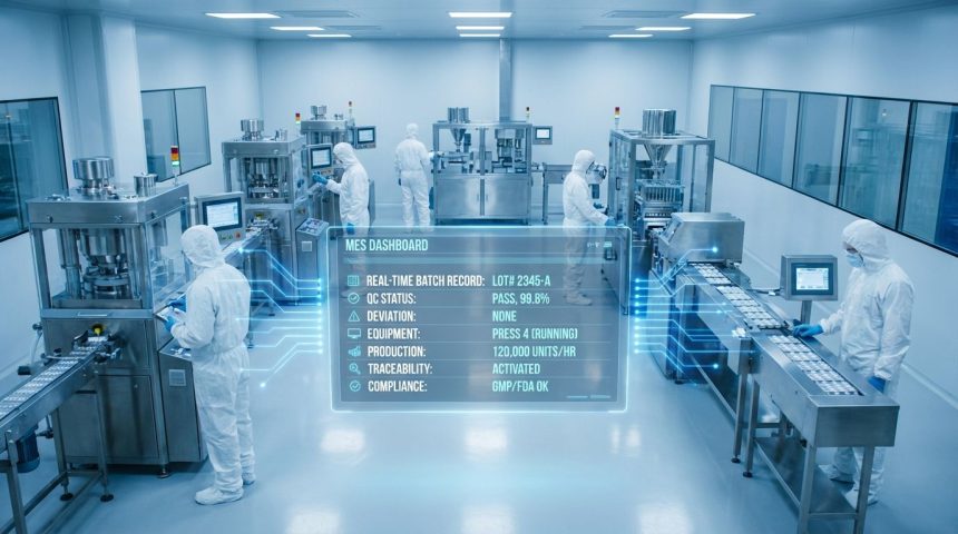 MES cho nhà máy dược phẩm trong môi trường GMP