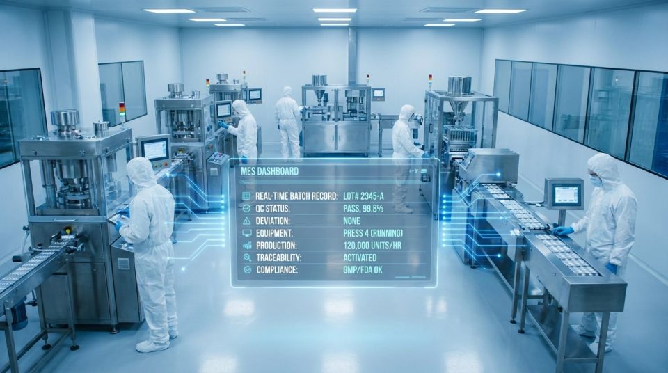 MES cho nhà máy dược phẩm trong môi trường GMP