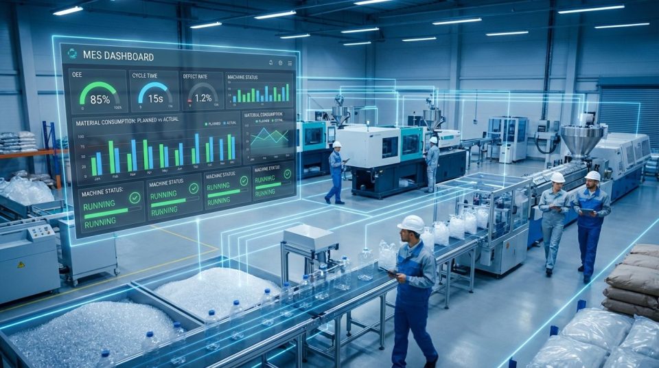 MES cho nhà máy nhựa: Kiểm soát sản xuất và tối ưu chi phí