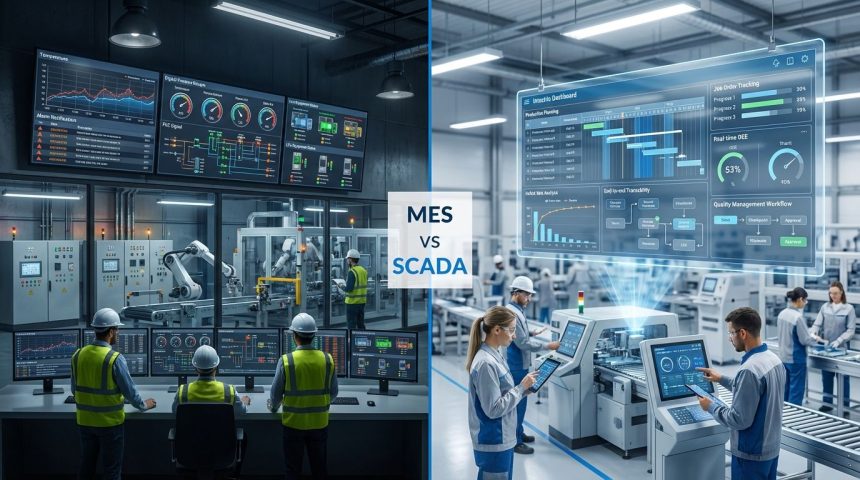 So sánh MES và SCADA: Doanh nghiệp sản xuất nên chọn hệ thống nào?