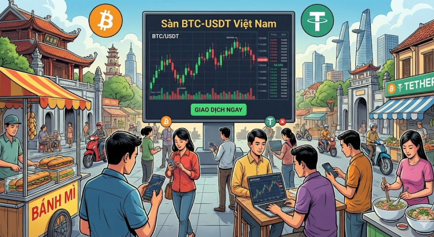 Sàn giao dịch BTC USDT tại Việt nam