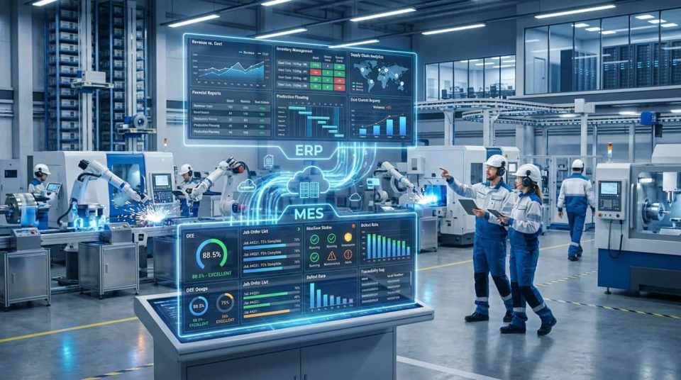 MES kết nối ERP: Giải pháp đồng bộ dữ liệu và tối ưu vận hành nhà máy