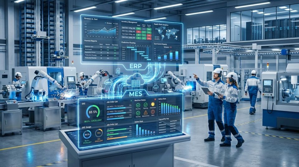 MES kết nối ERP: Giải pháp đồng bộ dữ liệu và tối ưu vận hành nhà máy