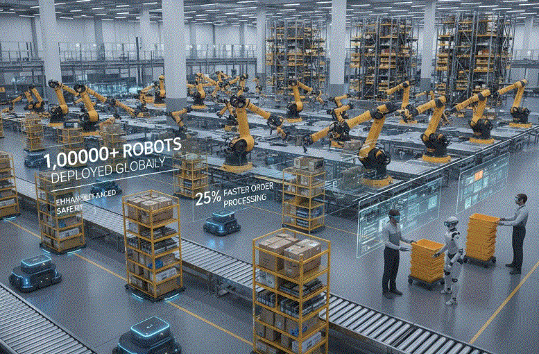 Ứng dụng robot thông minh tại Amazon