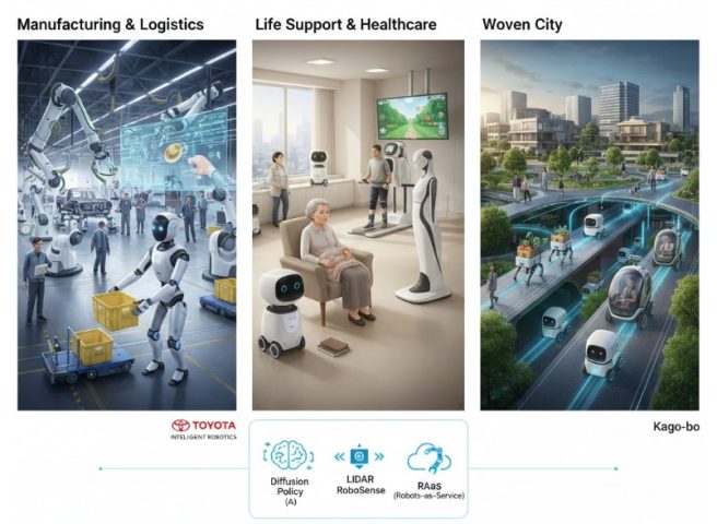 Ứng dụng robot thông minh tại Toyota