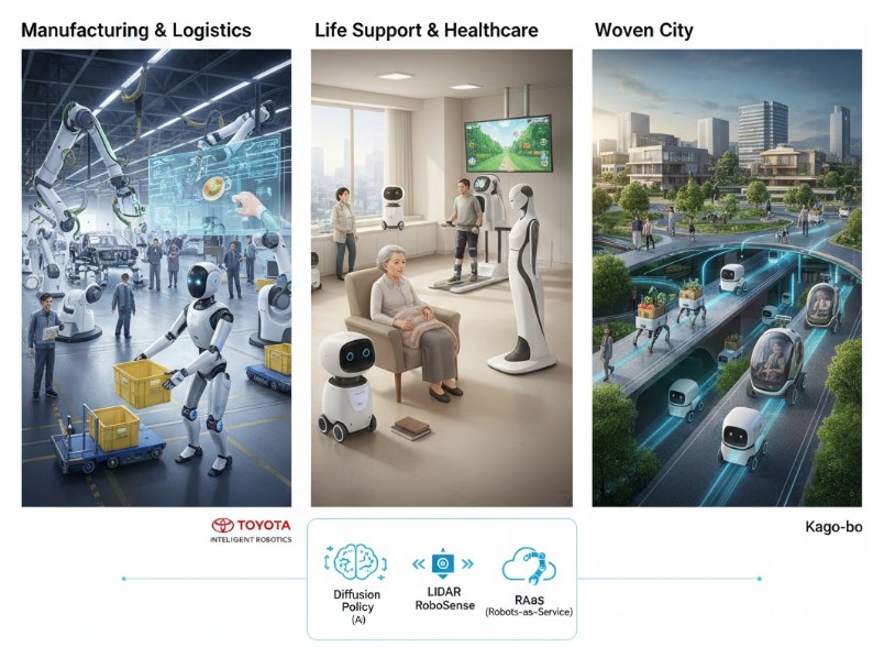 Ứng dụng robot thông minh tại Toyota