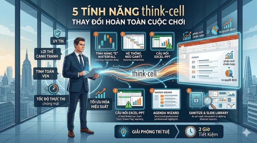 5 mẹo sử dụng Think-cell cho chuyên gia tư vấn