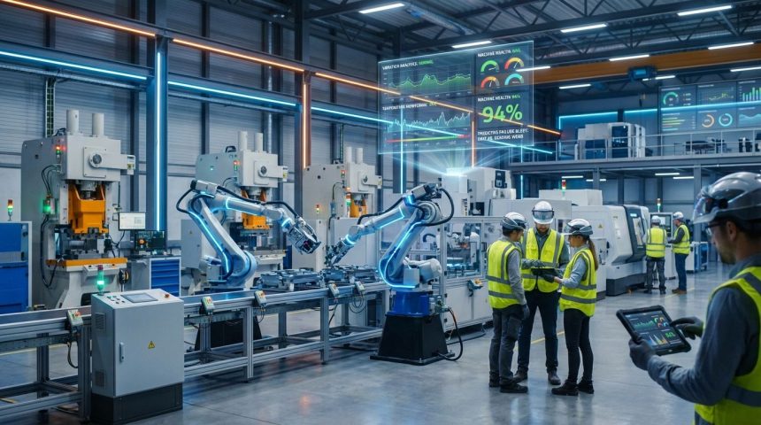 AI dự đoán bảo trì thiết bị: Giải pháp giảm downtime và tối ưu hiệu suất sản xuất