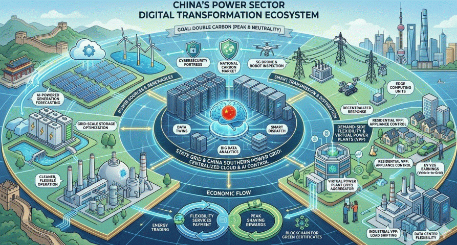 Chuyển đổi số ngành điện Trung Quốc