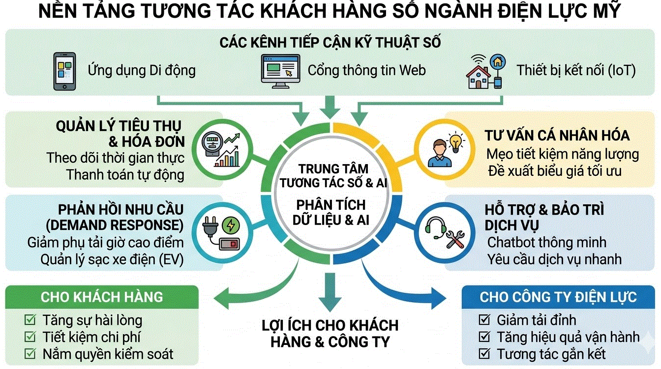 Chuyển đổi số ngành điện lực Hoa Kỳ