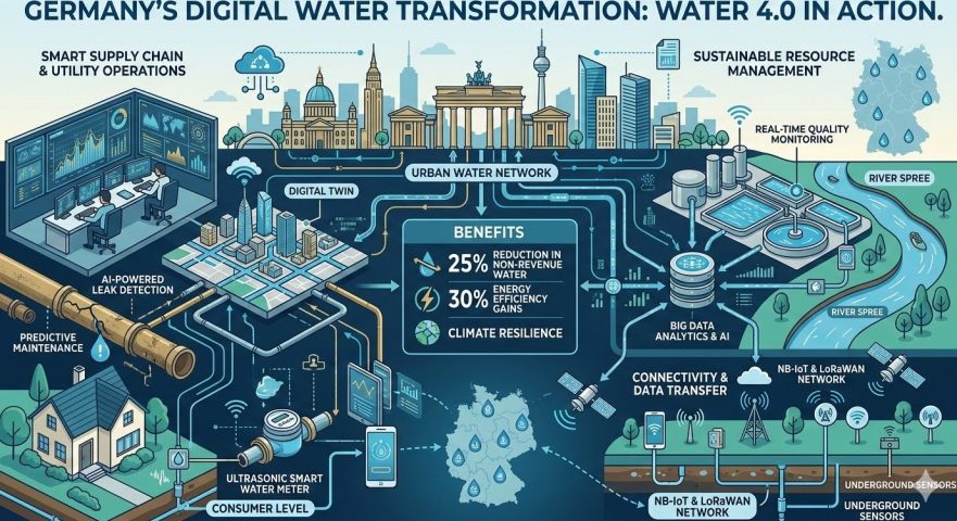 Chuyển đổi số ngành nước Đức