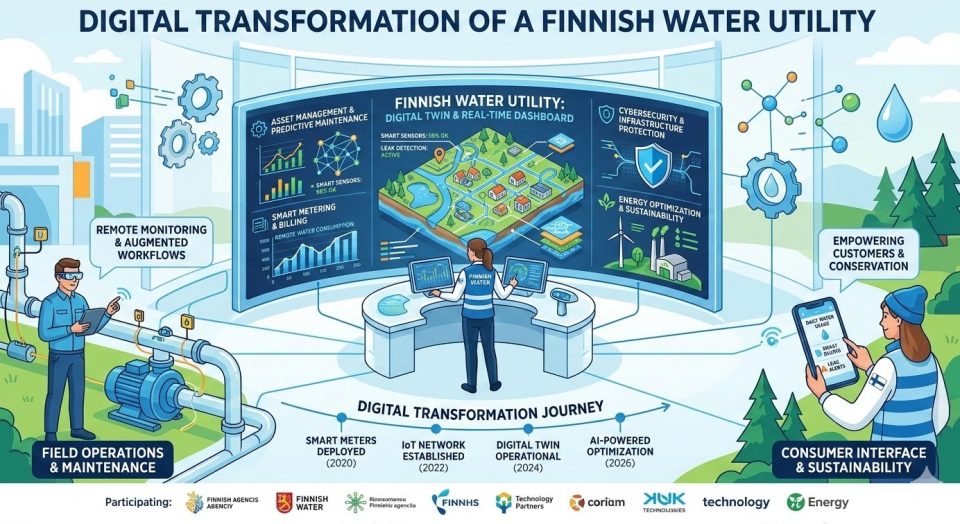 Chuyển đổi số ngành nước Phần Lan