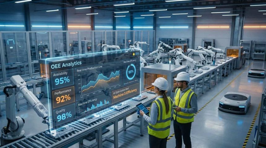 AI tối ưu OEE: Giải pháp nâng cao hiệu suất sản xuất trong nhà máy thông minh