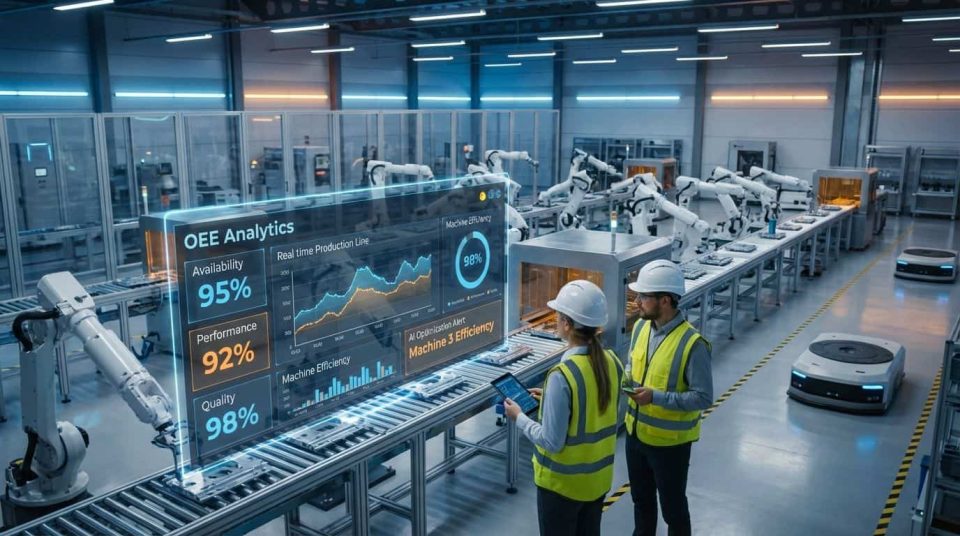 AI tối ưu OEE: Giải pháp nâng cao hiệu suất sản xuất trong nhà máy thông minh