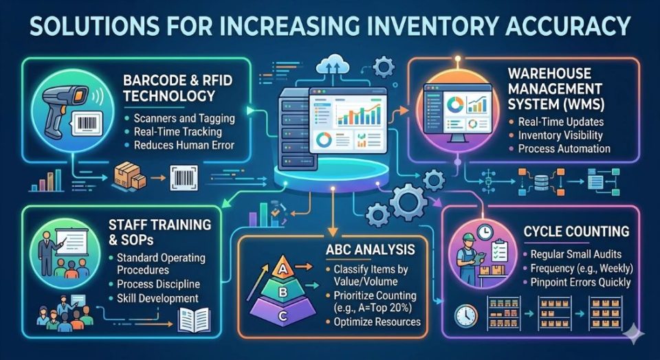 Giải pháp Tăng độ chinh xác hàng tồn kho