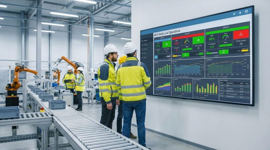 MES cho nhà máy đa dây chuyền: Quản lý sản xuất thông minh