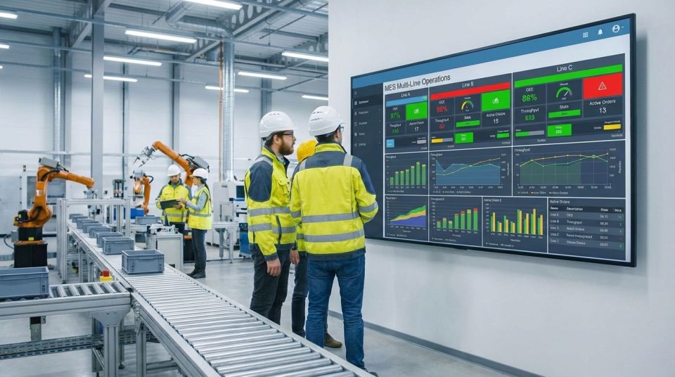 MES cho nhà máy đa dây chuyền: Quản lý sản xuất thông minh