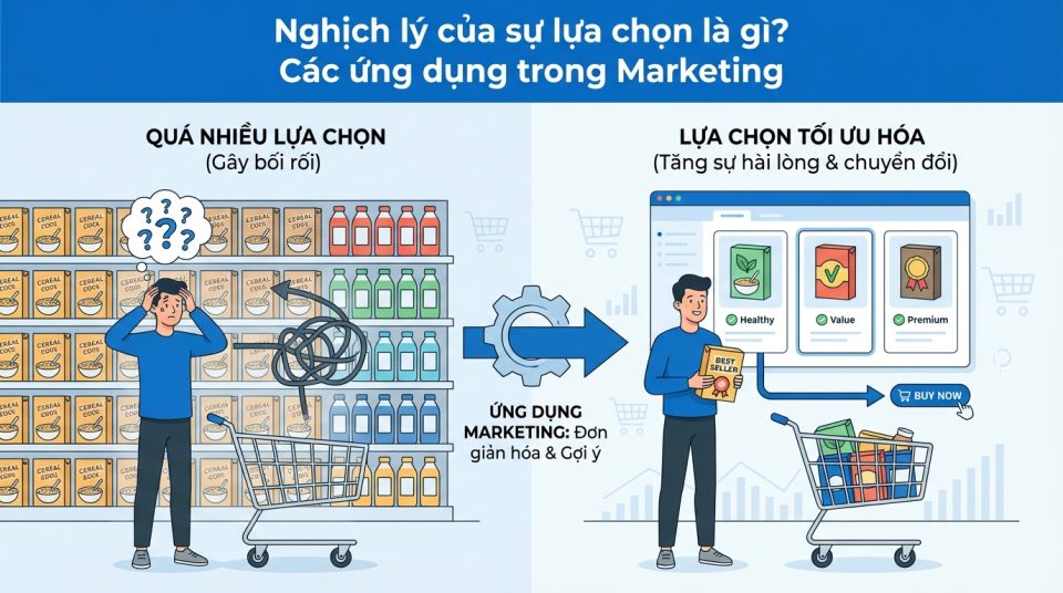 Paradox of Choice là gì ? Ứng dụng trong Marketing