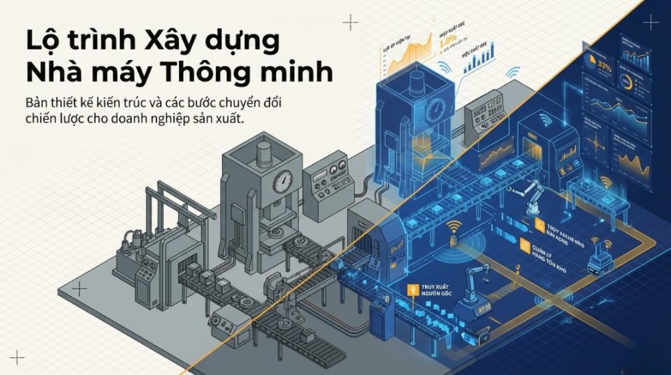 Lộ trình xây dựng nhà máy thông minh cho doanh nghiệp sản xuất