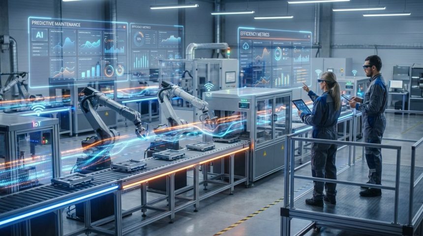 Xu hướng phát triển nhà máy thông minh trong ngành sản xuất