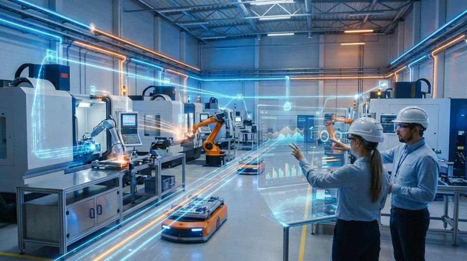 IoT cho nhà máy cơ khí: Giải pháp kết nối thiết bị và tối ưu hiệu suất sản xuất