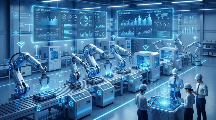 Công nghệ giúp giảm chi phí sản xuất cho doanh nghiệp trong thời đại số