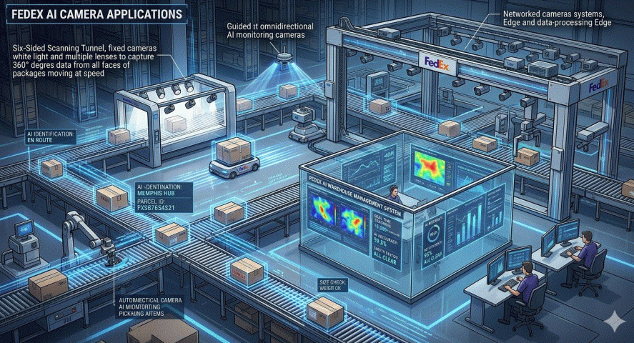 Ứng dụng Camera AI quản lý kho tại FedEx