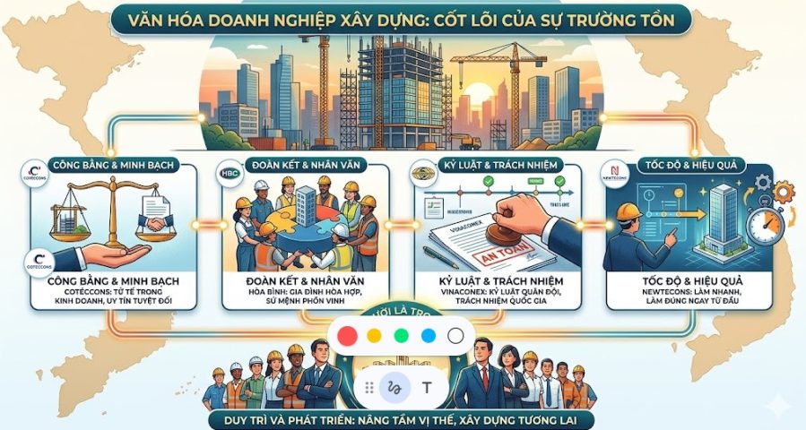 Văn hóa doanh nghiệp xây dựng