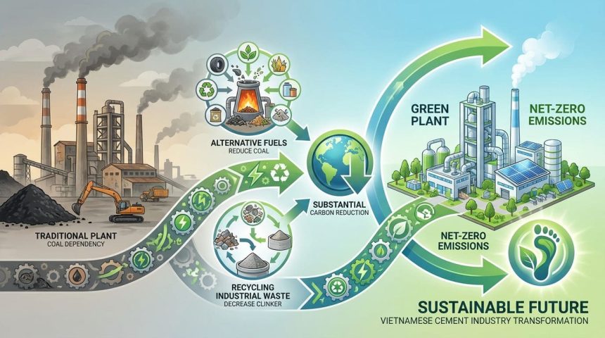 Chuyển đổi xanh ngành xi măng: Lộ trình phát triển bền vững đến năm 2030