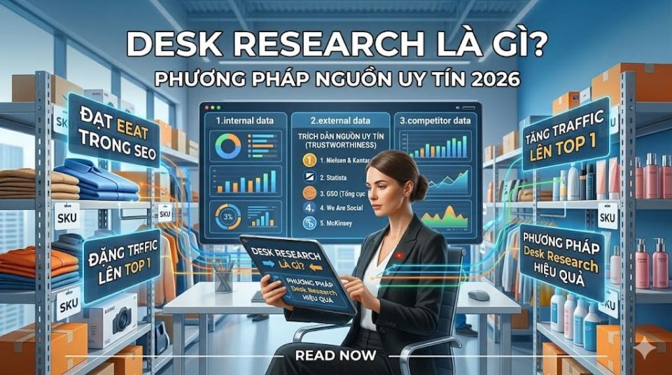 Desk Research là gì? 7 Phương pháp Desk Research hiệu quả nhất 2026