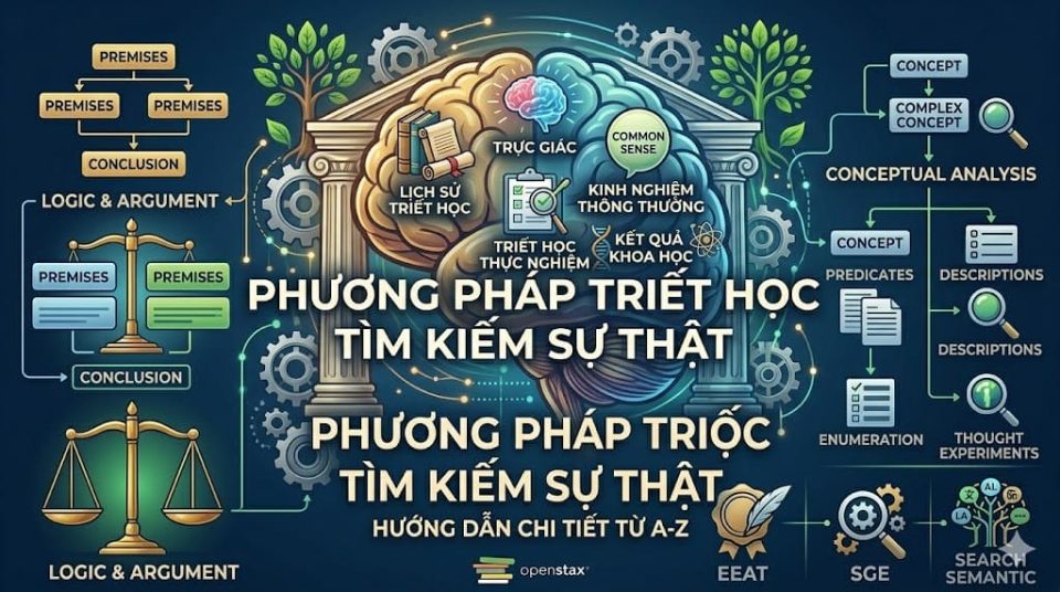 Tổng quan về các phương pháp triết học tìm kiếm sự thật: logic, phân tích, bằng chứng