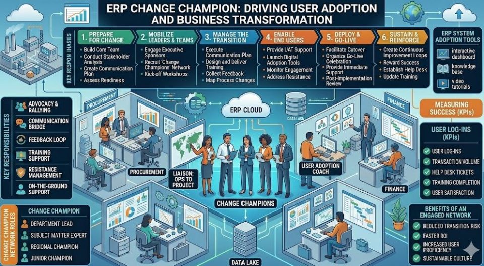Change Champion trong dự án ERP